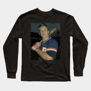 Lance Parrish in Detroit Tigers Long Sleeve T-Shirt